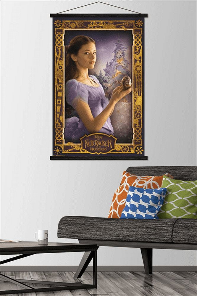 Disney The Nutcracker - Clara Wall Poster with Wooden Magnetic Frame, 22.375" x 34"