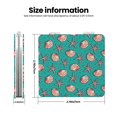 thumbnail image 3 of Uemuo Starfish and Shell Print Compact Portable Pocket Makeup Mirror - Leather Cover, Elegant Travel Cosmetic Mirror for Purse, Pocket, and Handbag-Square, 3 of 9