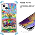 thumbnail image 4 of Hippie Van Magician Case Compatible with iPhone 14 Plus,Unique Art Design TPU Bumper Cover Case, 4 of 6