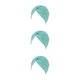 thumbnail image 1 of Guardurnaity Turbante musulmán Hijabs Gorras Sombreros Islámico Transpirable Chemo Headwear verde Type1 NO1, 1 of 6