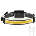 thumbnail image 2 of Faro para acampar COB Faro 5W IPX5 Impermeable Portátil Búsqueda portátil Cabeza Luz Manos libres Flash Linterna Blanco 1pc Guardurnaity OD002889-01B, 2 of 7