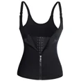 thumbnail image 1 of Camiseta sin mangas moldeadora de cintura para mujer, con cremallera, moldeadora de cuerpo, control de abdomen, ropa interior deportiva para mujer, 1 of 6