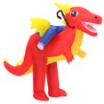 thumbnail image 3 of Disfraz inflable de pterosaurio para montar, confeccionado en poliéster versátil. Tamaño para niños, 3 of 9