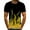 Yellow, variant on Honeeladyy Sales Flame Graphic Tees for Men Vintage 90s Rap Streetwear Summer Plus Size Short Sleeve Tshirt Casual Oversized Tunic Top Green