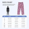 thumbnail image 4 of Kdxio Sweet Heart Print Mens Pajama Pants Set Sleep & Lounge Pants, PJ Bottoms with Pockets and Button Fly-Medium, 4 of 6