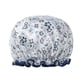 thumbnail image 1 of Qarigey Gorro de baño para mujer, suministros para baño, gorros para el pelo de ducha altos impermeables dobles, cubierta para cabeza de niña para Sombreros Flor pequeña azul marino Qarigey AP010840-02B, 1 of 6