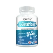 Daitea Glutathione Capsules, Immune Support, Skin, Hair & Nails 30/60/120 Capsules