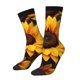 thumbnail image 1 of Balery Vibrant Sunflower Blooms Calcetas Largas con Estampado para Hombre y Mujer – Suaves y Transpirables, Talla Única (US 5-11), 1 of 6