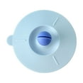 thumbnail image 2 of Silicone Cup Lid Cover Leakproof & Heat Tolerant Fits 14cm Mugs & Drinkware Blue or Flexible Grip for Ceramic,Glass & Plastic Cups, 2 of 6