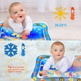 thumbnail image 2 of Colchoneta de agua para bebés, colchoneta de agua para niños pequeños, colchoneta inflable para juegos de agua, colchoneta de juegos para niños pequeños, juguete sensorial WD.WDQZL Hogar, 2 of 7