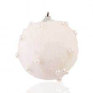 Bead Patterns For Christmas Ornaments Fancyleo Christmas Balls Glitter Sticky Sequin Bead Chain ofBaubles Balls Pendant Ornaments Xmas Tree Hanging Ball Ornaments Party Festival Decorations ()