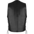 thumbnail image 2 of Defy Leather Motorbike Vest, Biker Style Vest - Jacket with Inner Pockets, Black, 6XL, 2 of 5