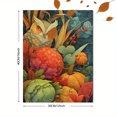 thumbnail image 3 of Artistic Owl with Pumpkins & Autumn Foliage Canvas Print, Suitable for Living Room, Bedroom, Office, Kitchen, Dining Room, 3 of 8