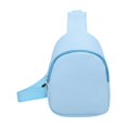 thumbnail image 2 of Bolso bandolera para niños, portátil, con correa ajustable, para camping, viajes, excursiones y escuela. Azul, 2 of 9