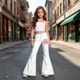 thumbnail image 5 of XUANTAOO Girls School Uniform Pants Formal Back to School Outfits for Girls Girls Pants Size 9-10 Years, 5 of 6