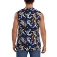thumbnail image 4 of Easygdp Astronauts in sport Men's Breathable Tank Tops Sleeveless Sporty T Shirts for Basketball, Mountaineering, Bodybuilding -Large, 4 of 8