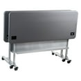thumbnail image 2 of 24" x 60" Flip-N-Store Training Table - Charcoal Slate, 2 of 7