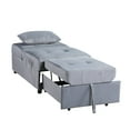 thumbnail image 6 of OakvillePark Kotey 4-in-1 Convertible Futon Chair, Gray, 6 of 8