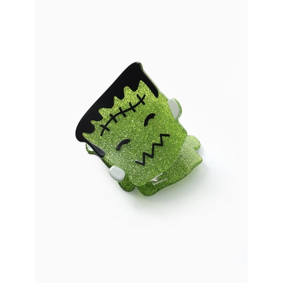 Way to Celebrate Halloween Frankenstein's Monster Claw Clip for Women, Multicolor, 1 Piece