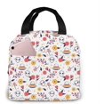 thumbnail image 1 of Sac à Lunch Portable Coloré Floral Vaisseaux Spatiaux Aliens Imperméable Isolé Grande Capacité Sacs à Lunch Réutilisables Refroidisseur-EF30698, 1 of 5