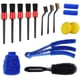 thumbnail image 1 of Juego De Cepillos Detallados De Coches, Cepillo De Borde Largo, Kit De Rueda De Limpieza De Neumáticos Para Rejillas De Ventilación Interior Y Exterior, 15 Uds., 1 of 6