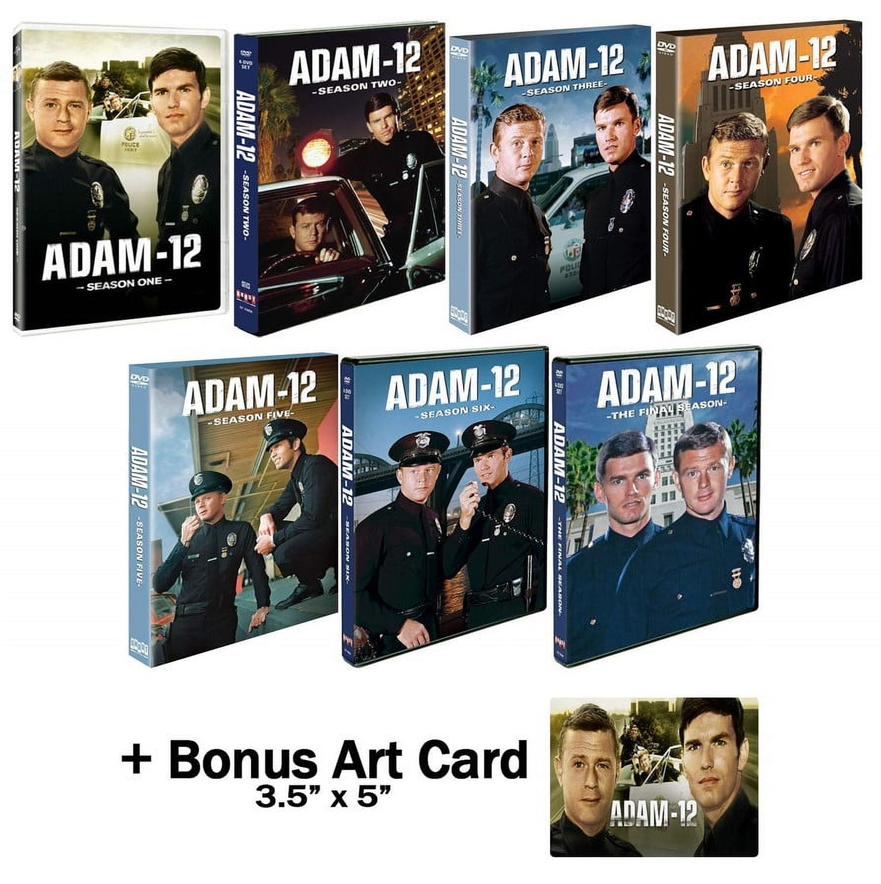 Adam-12 Complete TV Series Box Set Seasons 1-7 NEW DVD Free