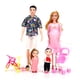 thumbnail image 2 of Juego De Juguetes Para Jugar A Las Casitas, Juego De Muñecas Familiares De Moda, Regalo De Navidad, Regalo De Cumpleaños Para Niños, 2 of 8