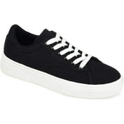 Journee Collection Womens Casual and Fashion Sneakers 7 Black