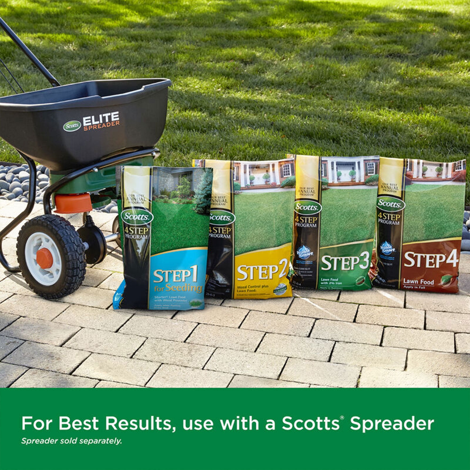 Scotts Step 1 for Seeding Starter Lawn Food with Weed Preventer