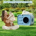 thumbnail image 3 of Bifanuo Cat House for Indoor & Outdoor Cats,Weatherproof Resin Cat Shelter with Camera-Shaped Design,Ventilation, Assemble Easily for Home & Yard,Blue, 3 of 10