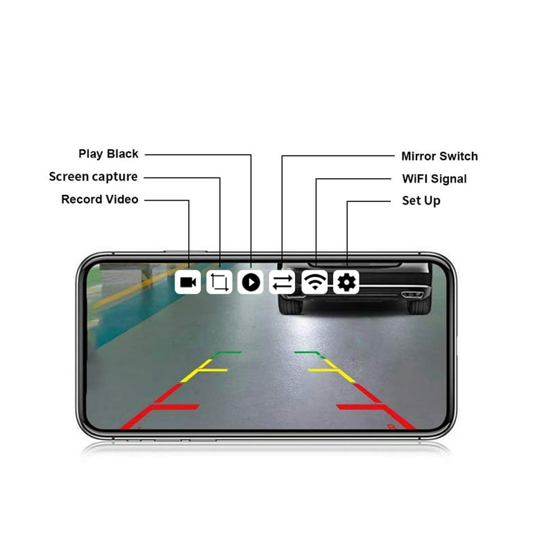 Carsanbo Car Wifi5 HD Night Vision Rear View Camera Wireless Waterproof Wifi  Reversing Camera 12V Support Android,Ios and Radio - AliExpress