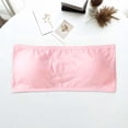 thumbnail image 3 of LIIPEE Girls Underwear Casual Cute Solid Color Comfortable Seamless Strapless Bandeau Bralette Kids Fashion Smooth Soft Breathable Daily Training Bras,7-13 Years, 3 of 4