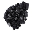 thumbnail image 1 of 100 tapones de plástico negro para válvulas de neumáticos de ruedas de automóviles, bicicletas, motocicletas y camiones, 1 of 14