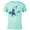 Celadon Snow Heather, variant on Raya and the Last Dragon Watercolor Standard T-Shirt- Short Sleeve Blended T-Shirt for Adults - Customized-Berry Snow Heather