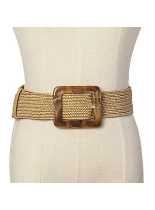 mveomtd Women Leather Waist Belt For Ladies Jeans Pants Men Designer Belts  Brown 