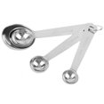 thumbnail image 4 of Juego de 5 cucharas medidoras de Acero inoxidable Ormromra herramientas de cocina para hornear, 4 of 8