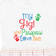 thumbnail image 4 of Inktastic My Gigi and Pawpaw Love Me Girls Toddler Dress, 4 of 5