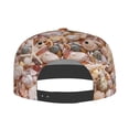 thumbnail image 4 of Balery Baseball Cap Flat Bill Hats for Men Adjustable Size for Running Workouts and Outdoor Activities All Seasons Dad Hat(Colorful Seashells ), 4 of 9