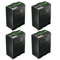 Kastar BP-A100 Battery 4-Pack 14.4V 6800mAh 98Wh Replacement for Canon EOS C300 Mark II PL Cinema EOS Camera, EOS C300 Mark III Digital Cinema Camera, EOS C200 C220B C500 C70 C700 XF605 XF705 Camera