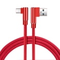 thumbnail image 1 of Línea de datos tejida de nailon con codo doble de 1/2/3 metros para Android USB 3.0 Cable de datos de teléfono Cable de repuesto sidaley DZ4347-14, 1 of 2
