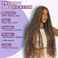 thumbnail image 3 of Human Braiding Hair For Boho Braids 120g Deep Wave Bulk Human Hair for Braiding Knotless 12A 100% Unprocessed Brazilian Virgin Hair Extensions Bulk Bohemian 3 Bundles Natural Color 18inch, 3 of 10