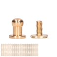 thumbnail image 1 of Chicago Screws Round Head Rivets,200 Sets Chicago Screws Round Head Rivets Leathercraft Rivets Optimal Efficiency, 1 of 14