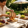 thumbnail image 5 of Huzdenx Pumpkin Shaped Wooden Cutting Board, Cute Solid Wood Kitchen Chopping Board for Fruit Bread Vegetable Prep, 5 of 5