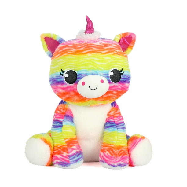 Holiday Time 26” Classic and Fun Rainbow Plush Unicorn