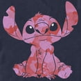 thumbnail image 2 of Men's Lilo & Stitch Heart Filled Stitch Graphic Tee Navy Blue 3X Large, 2 of 5