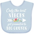 thumbnail image 3 of Inktastic Only the Best Nieces Get Promoted to Big Cousin Boys or Girls Baby Bib, 3 of 4