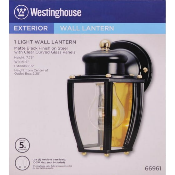 Westinghouse Lighting 1 Light Outdoor Wall Lantern Com
