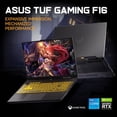 thumbnail image 2 of ASUS-TUF F16 Gaming-Laptop RTX 4050 - Intel Core 5 210H Beat AMD Ryzen 7 7435HS - Pantalla FHD+ de 16" 144Hz - 16GB RAM - 1TB PCIe SSD - Teclado Retroiluminado Rgb - G-Sync - Portatil Gamer PC - Wind, 2 of 8