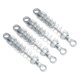 thumbnail image 5 of 4 piezas de amortiguadores RC, accesorios de actualización, piezas de repuesto de metal plata, 5 of 9