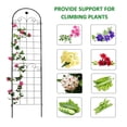 thumbnail image 3 of 86.7" x 19.7" Garden Trellis, 2 Pack Outdoor Wedding Arbor, Metal Arch Trellis for Climbing Plants Arbor Party Decoration Décor, 3 of 8